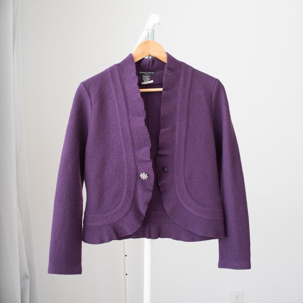 100% Wool blazer jacket - Picture 3 of 17